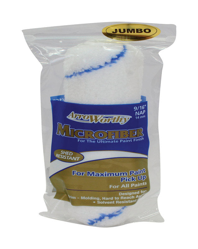 LINZER PRODUCTS CORP, ArroWorthy Microfiber 6.5 in. W X 9/16 in. Jumbo Mini Paint Roller Cover 1 pk