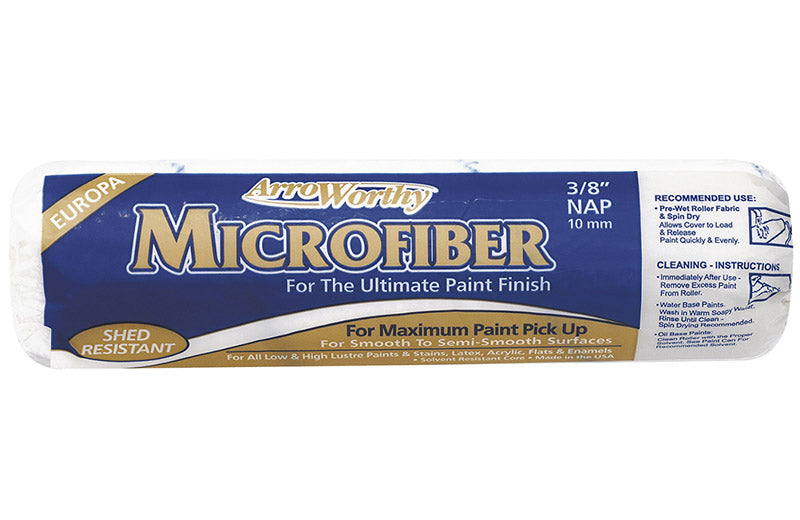 LINZER PRODUCTS CORP, ArroWorthy Pro-Line Microfiber 18 in. W X 3/8 in. Paint Roller Cover 1 pk