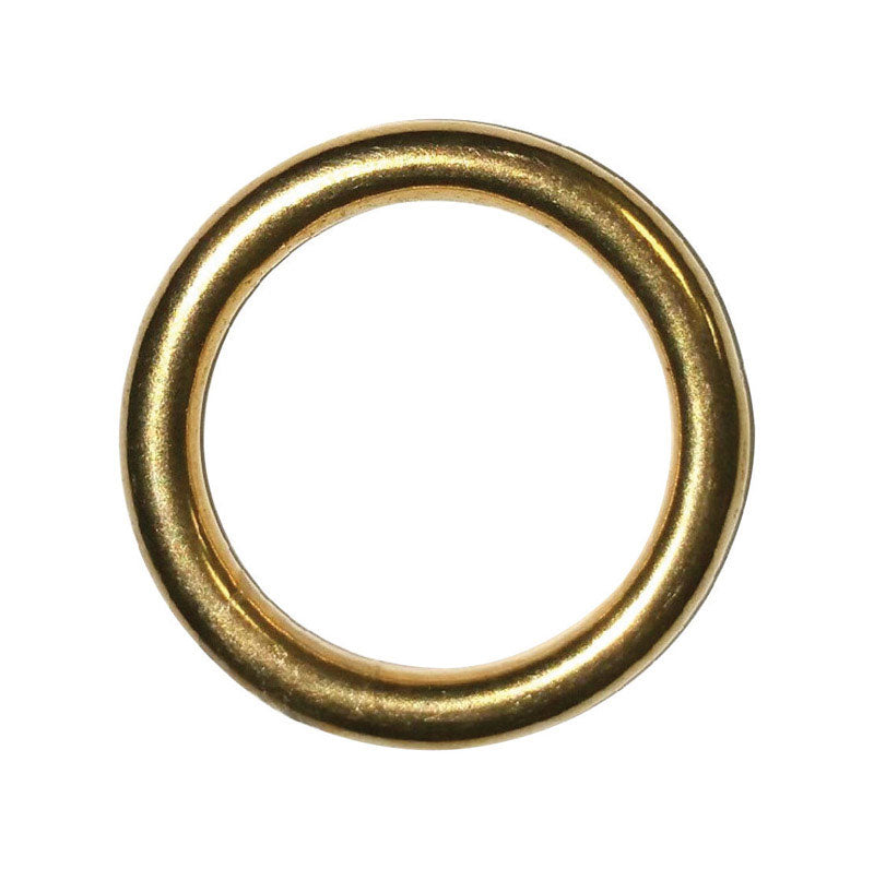 BARON MFG CO LLC, Baron Jumbo Polished Silver Solid Brass 2 in. L Ring 1 pk