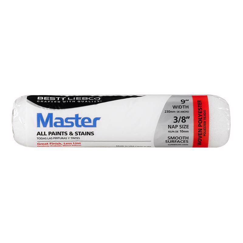 SHERWIN WILLIAMS COMPANY THE, Bestt Liebco Master Woven Polyester 9 in. W X 3/8 in. Paint Roller Cover 1 pk