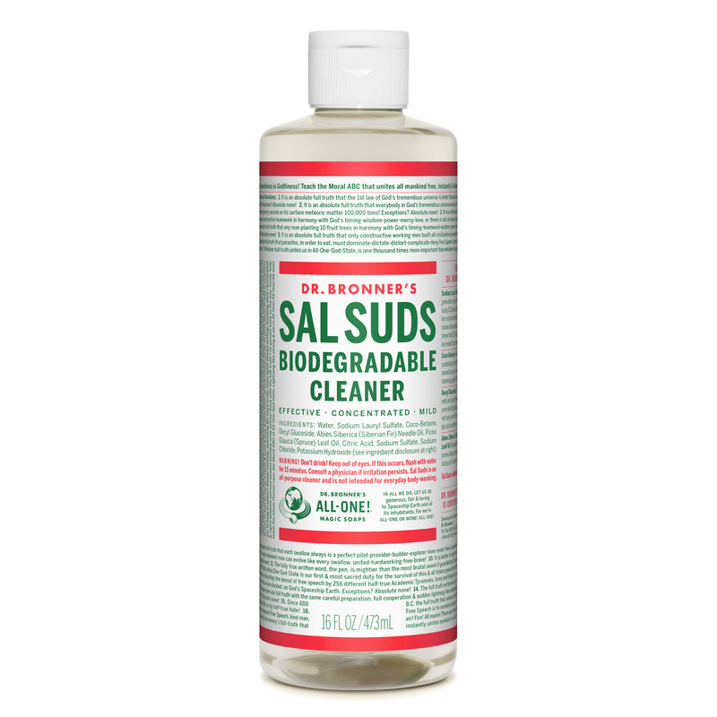 ALL ONE GOD FAITH INC, Dr. Bronner's Sal Suds Pine Scent Concentrated Organic All Purpose Cleaner Liquid 16 oz. (Pack of 12)