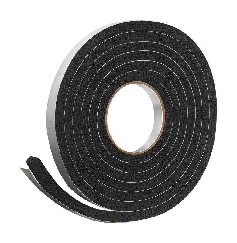 THERMWELL PRODUCTS CO INC, Frost King Black Rubber Foam Weather Seal For Doors and Windows 10 ft. L X 0.44 in.