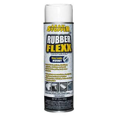 Leak Stopper, Leak Stopper Rubber Flexx Bright White Rubber Polymers Sealant 15 oz