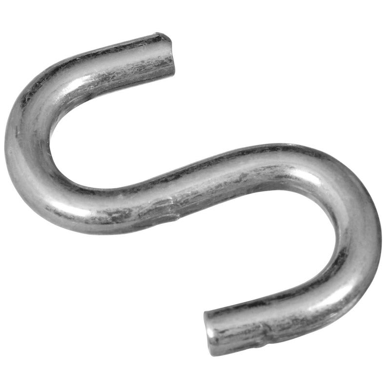 NATIONAL MFG SALES CO, National Hardware Zinc-Plated Silver Steel 1-1/2 in. L S-Hook 40 lb (Pack of 50)