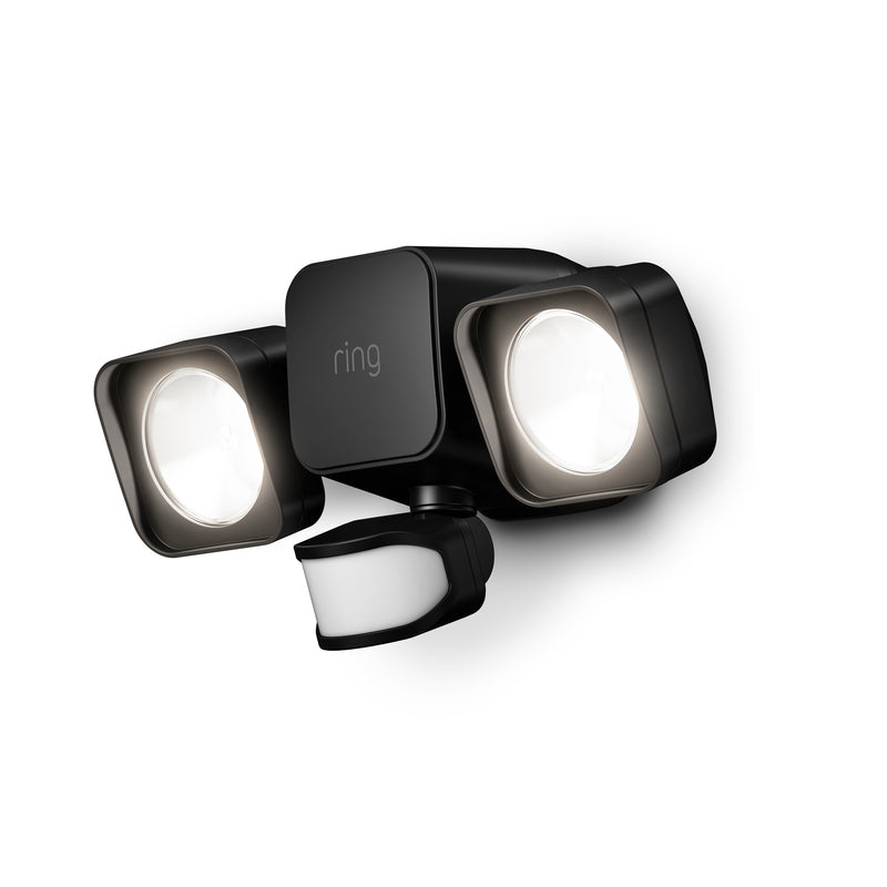 RING LLC, Ring Motion-Sensing Battery Powered LED Black Floodlight