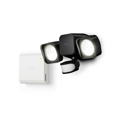 RING LLC, Ring Motion-Sensing Battery Powered LED Black Floodlight