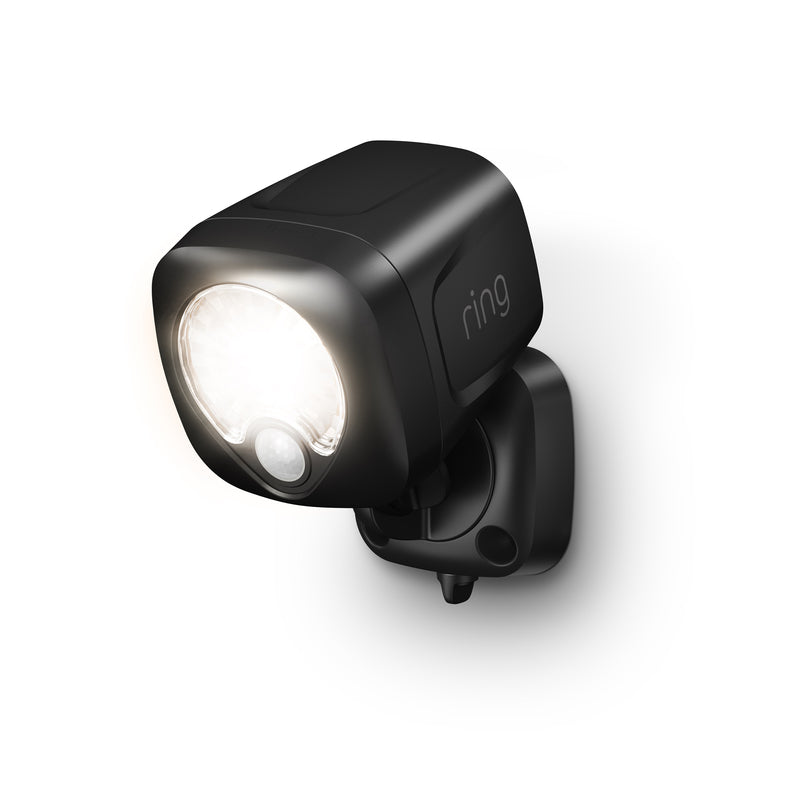 RING LLC, Ring Motion-Sensing Battery Powered LED Black Spotlight