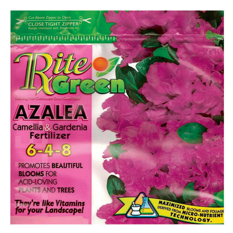 Rite Green, Rite Green Azalea , Camellia , Gardenia Fertilizer 6-4-8 Granules 4 Lb.