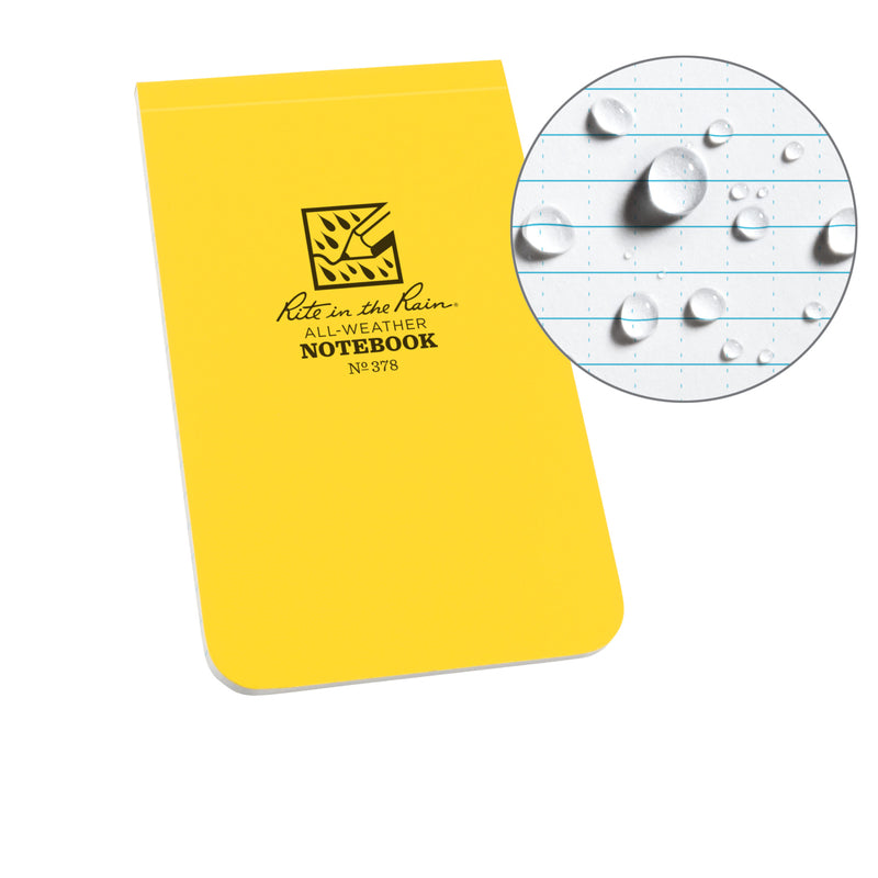 J L DARLING LLC, Rite in the Rain 3.25 in. W X 5.25 in. L Top Perfect Bound All-Weather Notebook