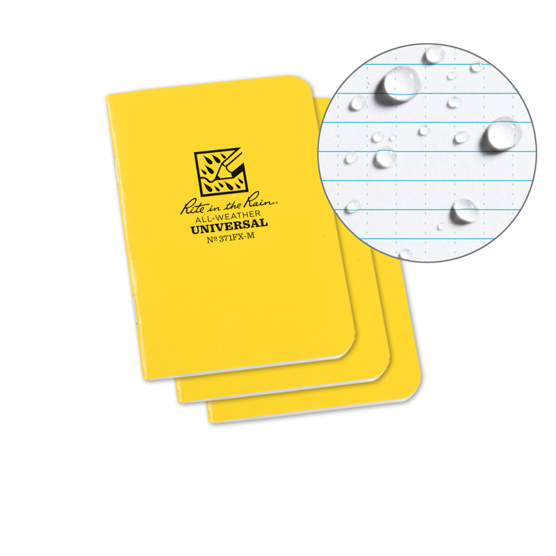 J L DARLING LLC, Rite in the Rain 3.5 in. W X 4.625 in. L Side Stapled All-Weather Notebook