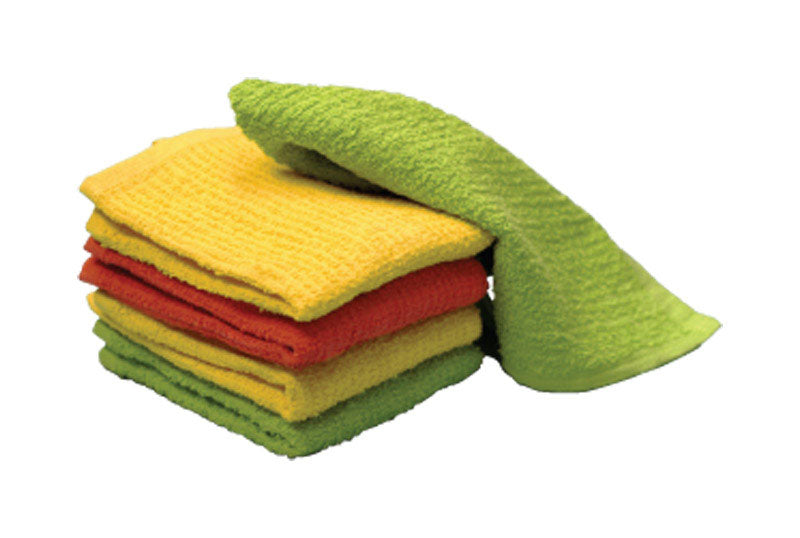 JOHN RITZENTHALER CO, Ritz Warm Assorted Cotton Bar Mop Dish Cloth 5 pk (Pack of 3)