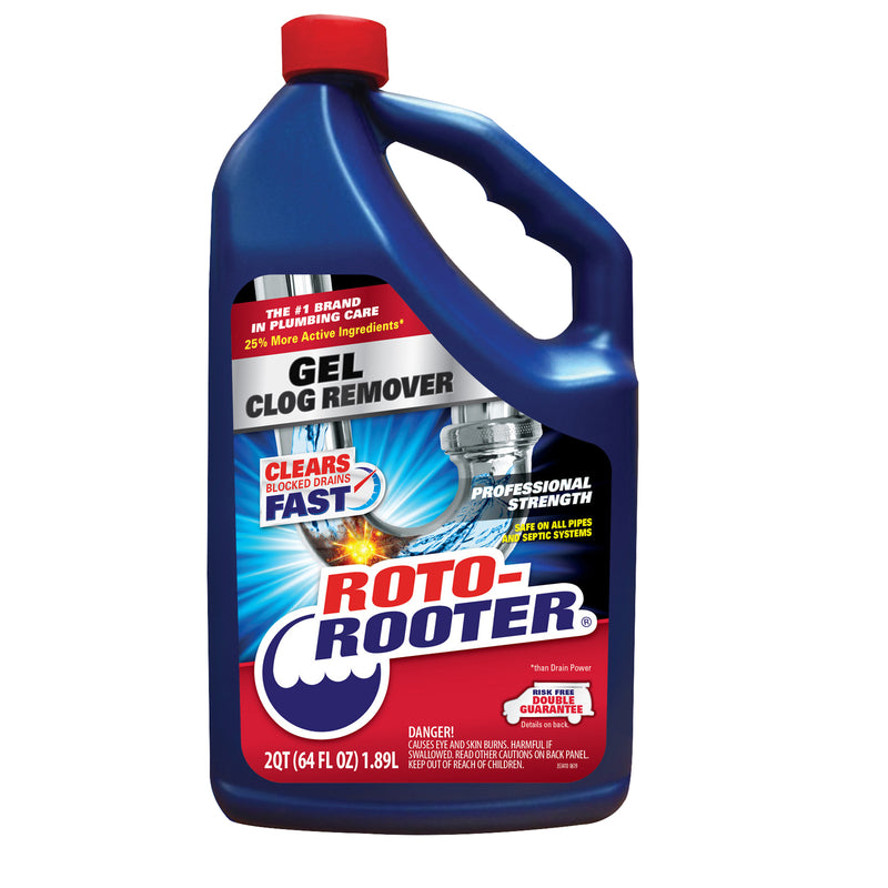 Rust-Oleum Corp, Roto Rooter Gel Clog Remover 64 oz. (Pack of 4)