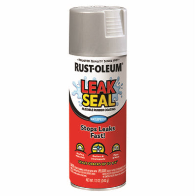 Rust-Oleum Corp, Rust-Oleum Aluminum Leakseal Flexible Rubber Sealant 12 oz