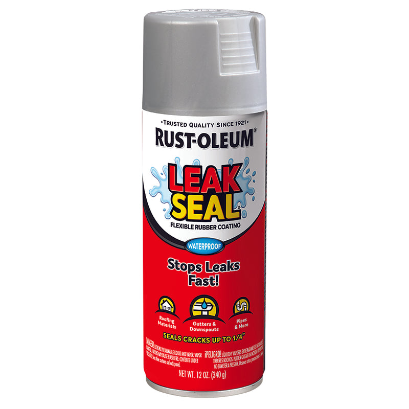 Rust-Oleum Corp, Rust-Oleum Aluminum Leakseal Flexible Rubber Sealant 12 oz