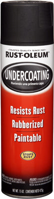 Rust-Oleum Corp, Rust-Oleum Automotive Flat/Matte Black Professional Grade Undercoating 15 oz (Pack of 6)