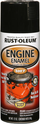 Rust-Oleum Corp, Rust-Oleum Automotive Gloss Black Engine Enamel Spray 12 Oz. (Pack Of 6)