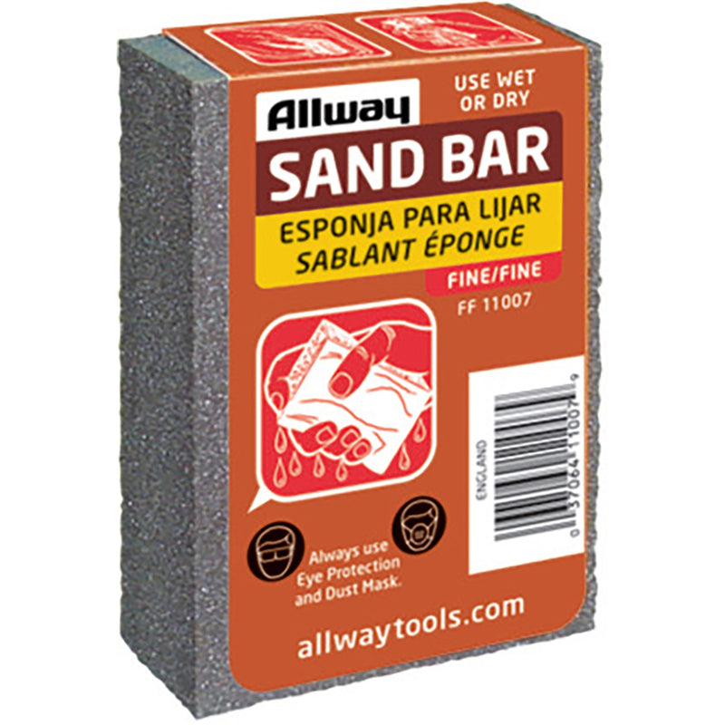 ALLWAY TOOLS INC, SAND BAR FINE GRIT (Pack of 10)