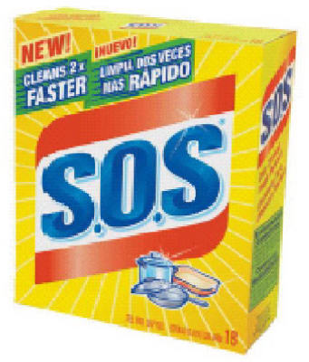 CLOROX CO, Sos Scrubber Pads 18Pk